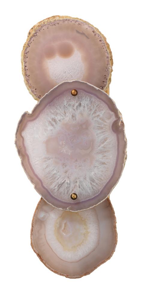 Trinity 1-Light Agate Wall Sconce by Jamie Young