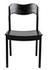 Weller Sungkai/Mindi Chair in Charcoal Black by Noir Furniture