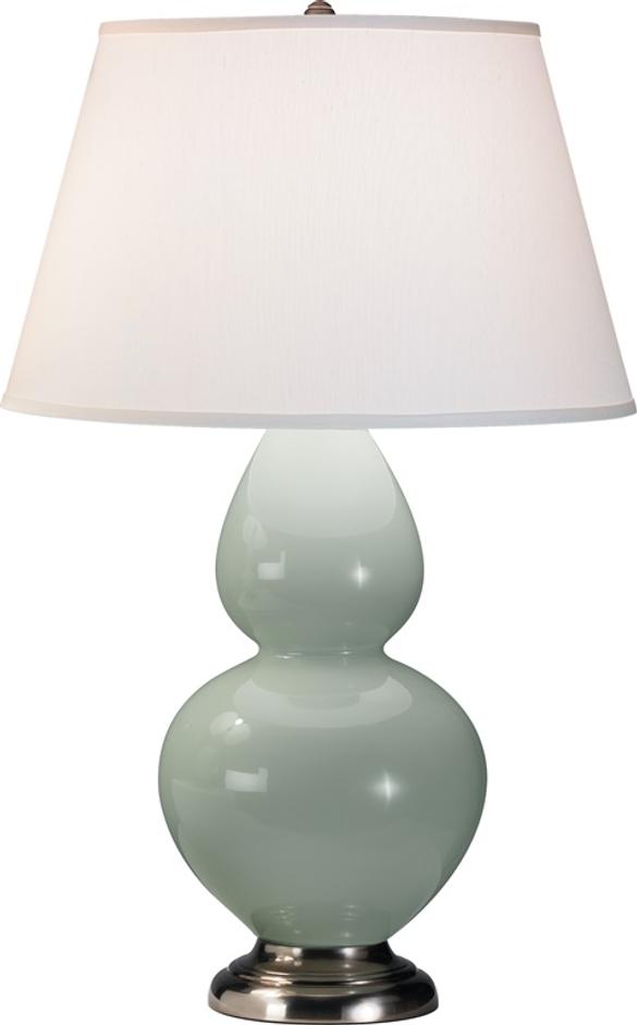 Celadon Double Gourd Table Lamp by Robert Abbey