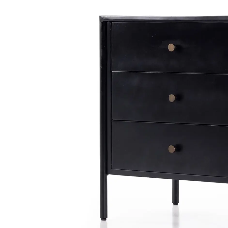 Soto Nightstand In Black by FOUR HANDS