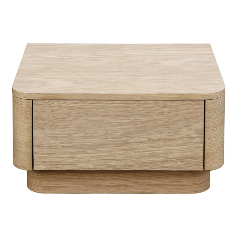 ROUND OFF NIGHTSTAND OAK by Moes Home