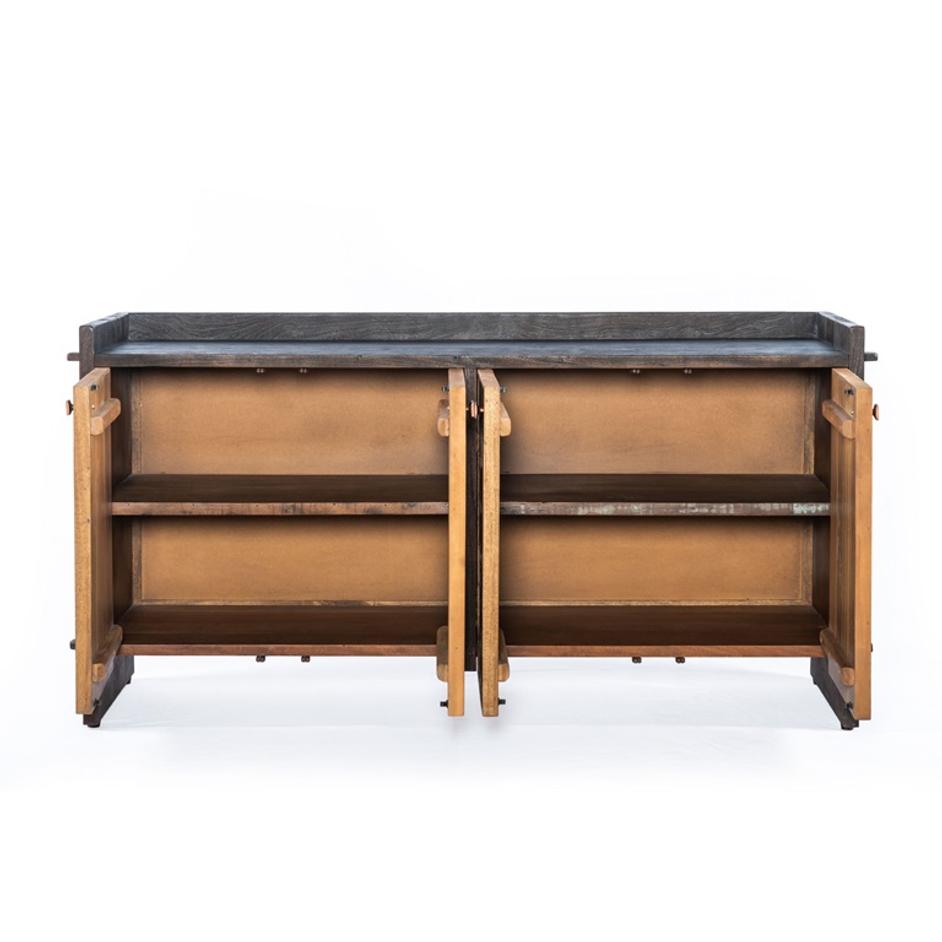 Rio 62" Carved Teak Wood Sideboard by Home Trends & Design
