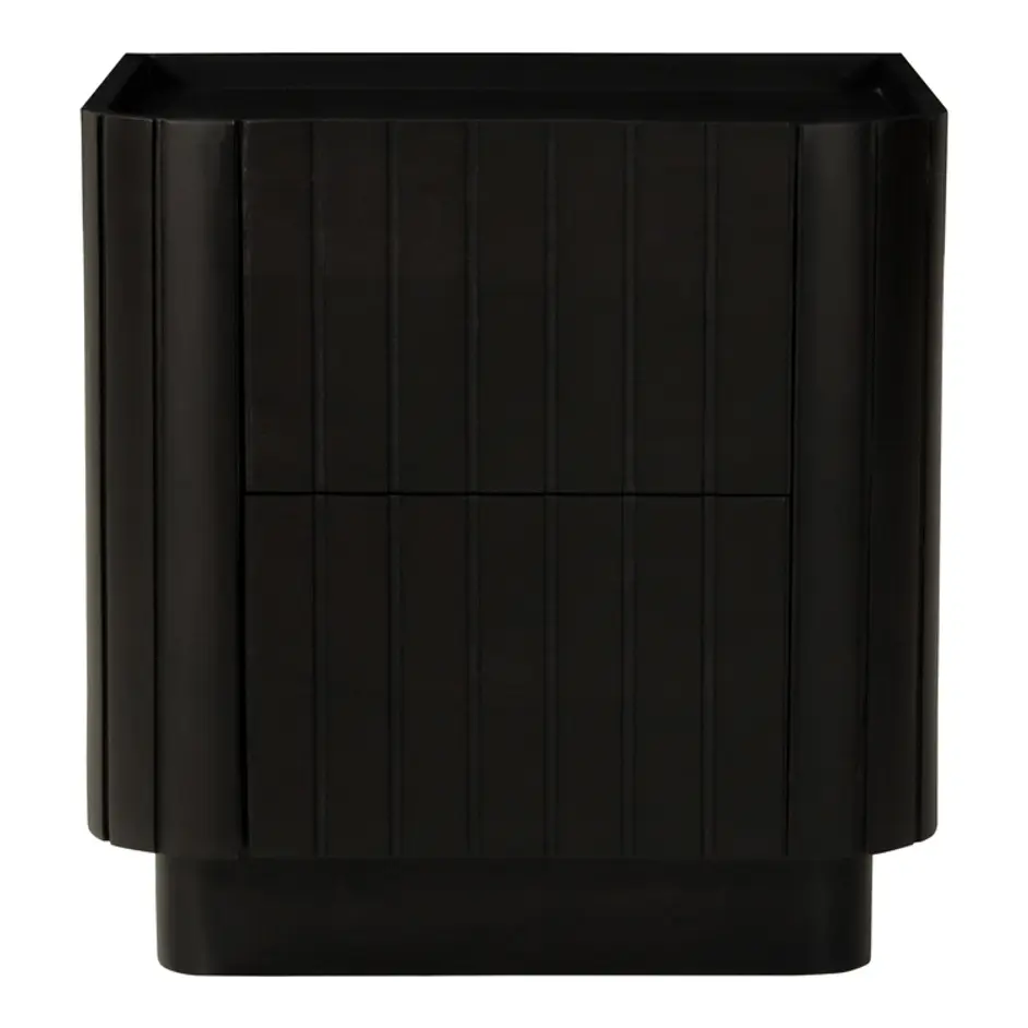 Povera Nightstand Black by Moes Home