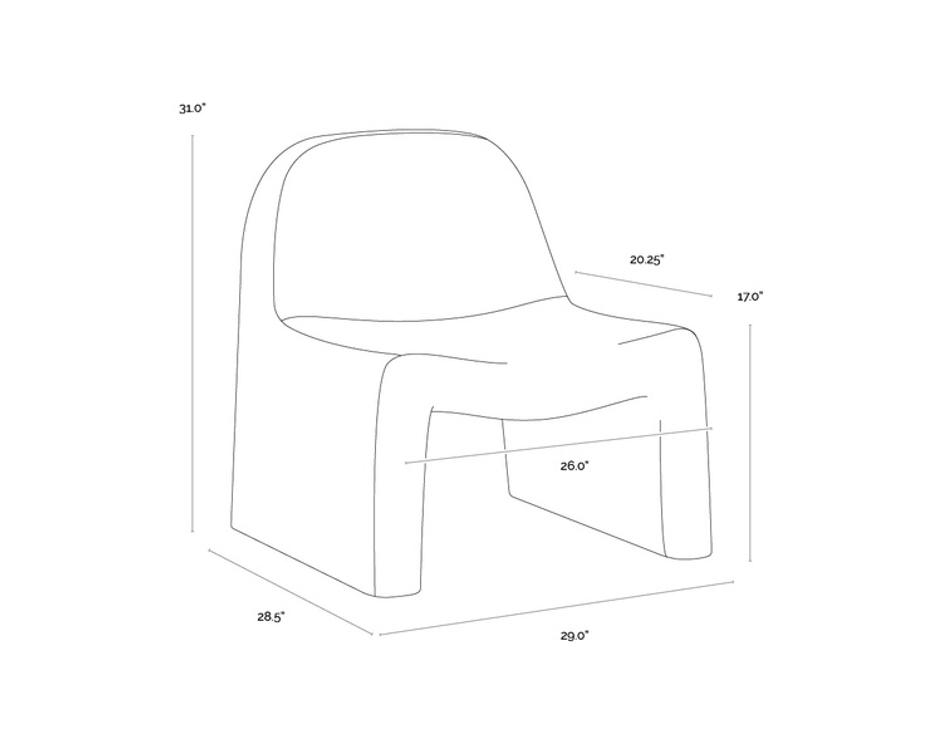 KESSEL LOUNGE CHAIR by Sunpan