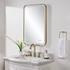 Crofton Lighted Brass Vanity Mirror by Uttermost