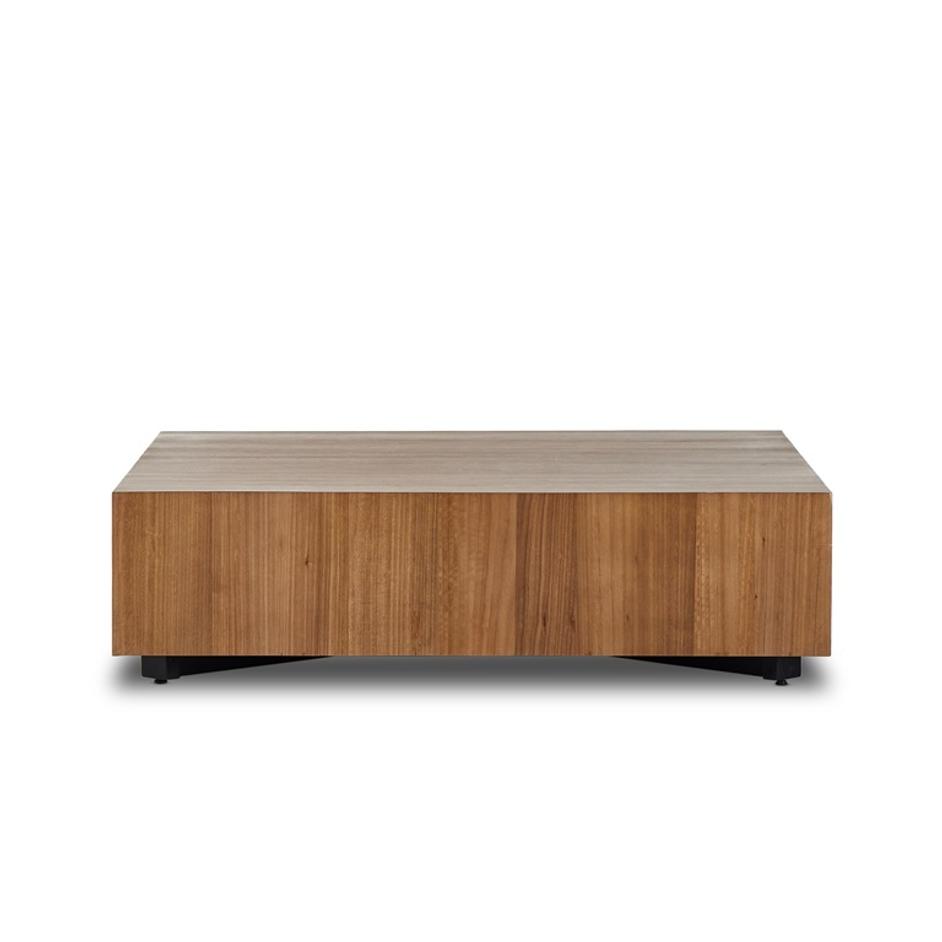 Hudson Large Square Coffee Tbl In Natural by FOUR HANDS