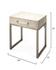 Kain Faux Shagreen Side Table, Cream by Jamie Young