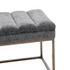Darius Fabric Bench In Opus Gray by New Pacific Direct