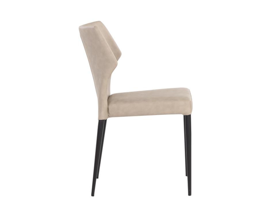 JAMES STACKABLE DINING CHAIR - BOUNCE STONE by Sunpan
