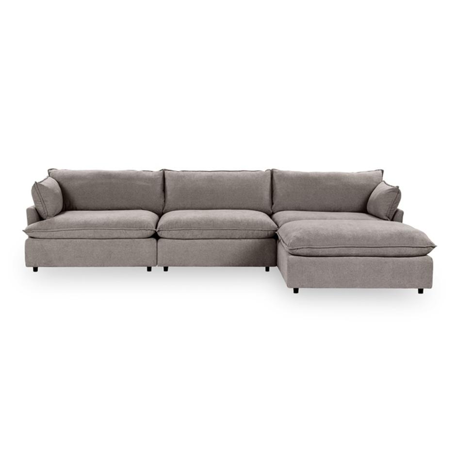 Caplan Upholstered 4pc Modular Sectional Elite by Classic Home