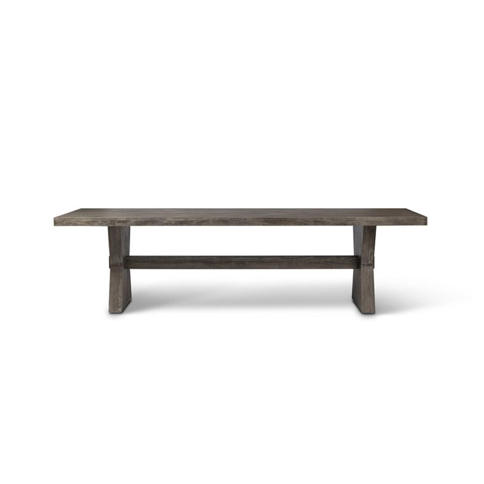 Tia Dining Table - Black Burnt Oak by Four Hands
