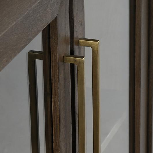 Bradley Oak Wood 6Dr Cabinet Landmark Brown by Classic Home