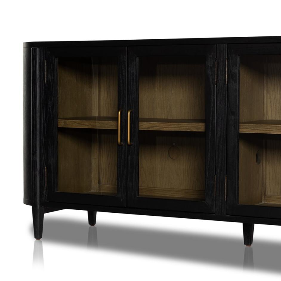 Tolle 82" Sideboard In Drifted Oak Solid by FOUR HANDS