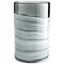 Torrent Vase in White and Silver by Cyan Design