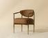 HELOISE DINING ARMCHAIR - MILLIKEN COGNAC by Sunpan