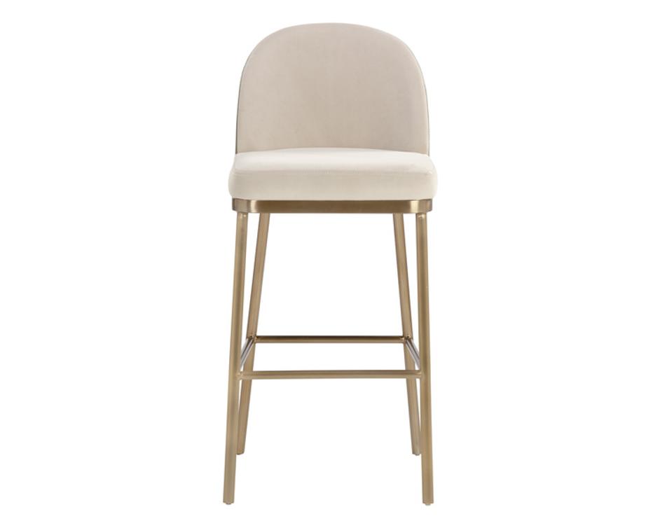 LAVANIA BARSTOOL - MEG TAUPE / PORCINI TAUPE by Sunpan