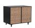 OMARI SIDEBOARD - SMALL - SUEDE LIGHT TAN LEATHER by Sunpan