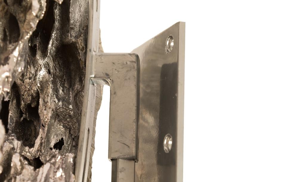 Stalagmite Wall Art Chrome, Set of 3,  Assorted Size and Shape by PHILLIPS COLLECTION