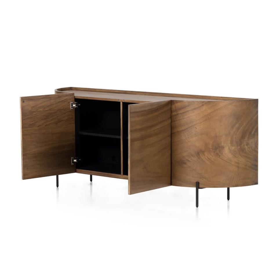 Lunas Sideboard In Caramel Guanacaste by FOUR HANDS