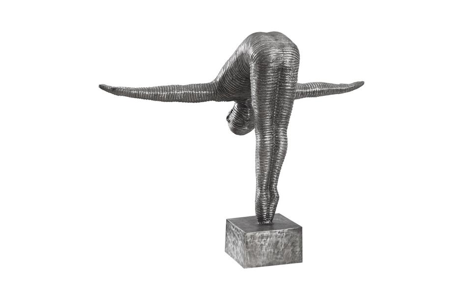 Diving Sculpture, Aluminum, Smallall by PHILLIPS COLLECTION