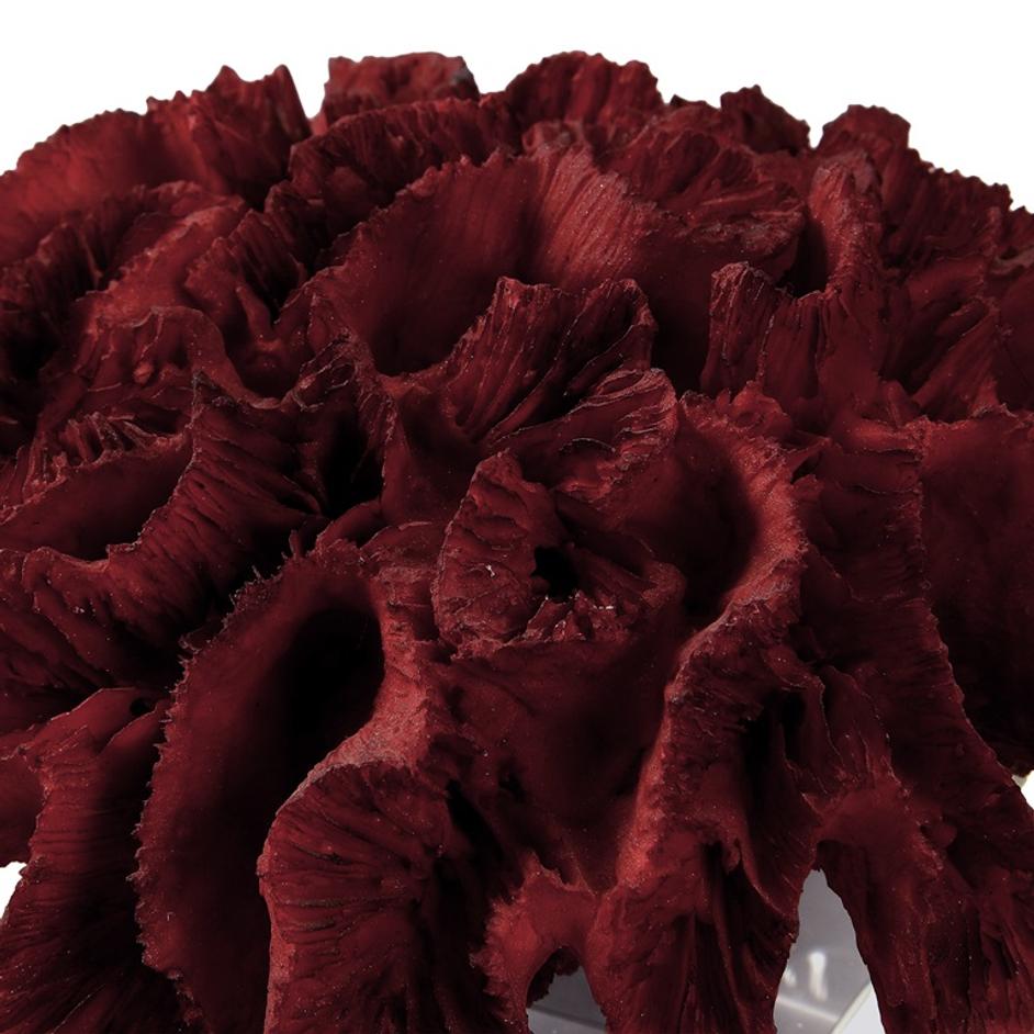 Red Coral Cluster Sculpture by Uttermost