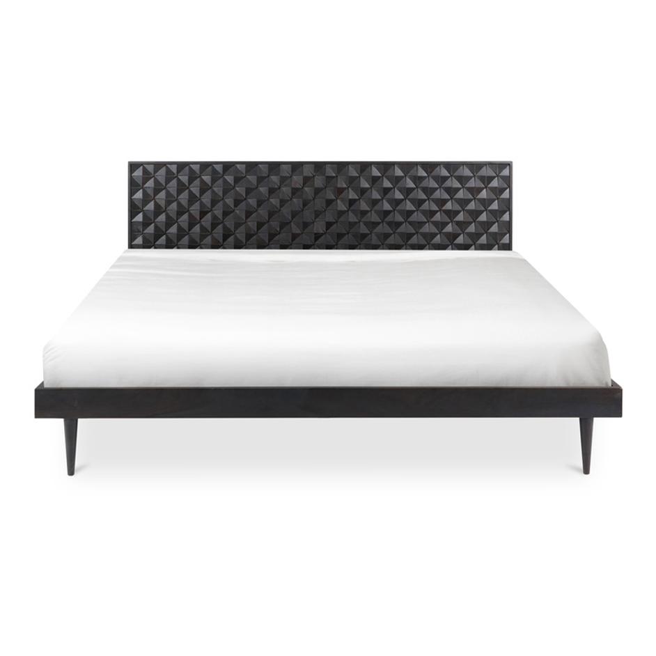 Pablo King Bed Black by Moes Home