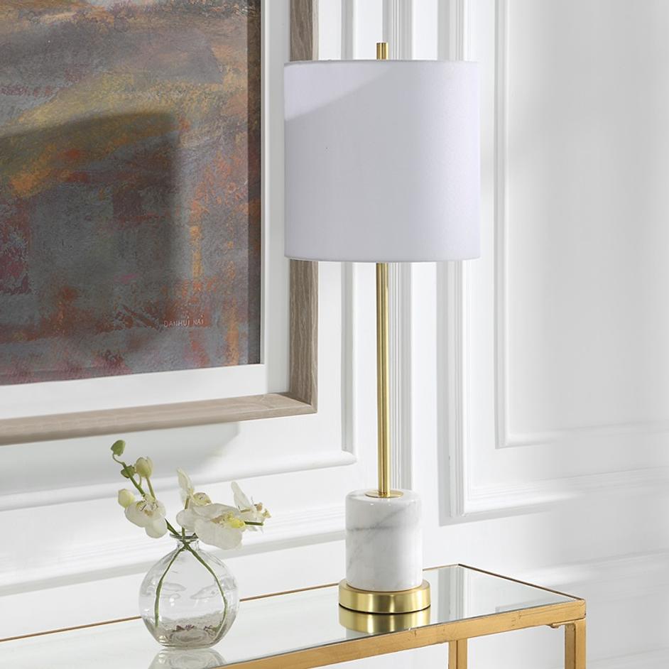 Turret Gold Buffet Lamp by Uttermost