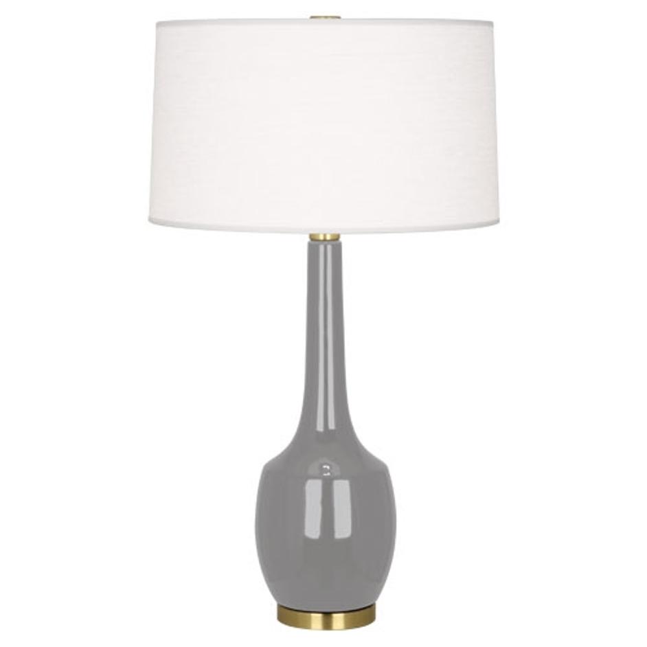 Smokey Taupe Delilah Table Lamp by ROBERT ABBEY