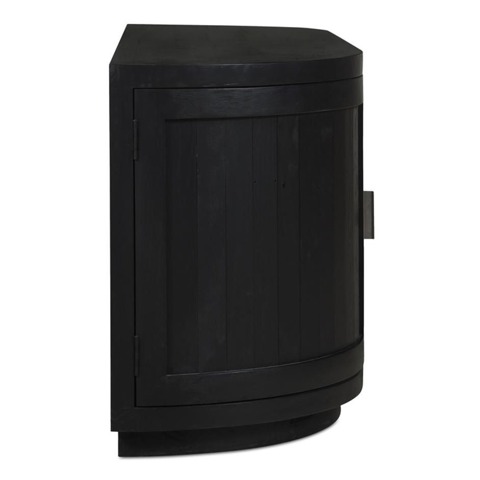 Nicola Media Cabinet Black by Moes Home