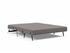 CUBED QUEEN SOFA BED in MIXED DANCE GREY FABRIC WITH Chrome legs 521 by INNOVATION USA