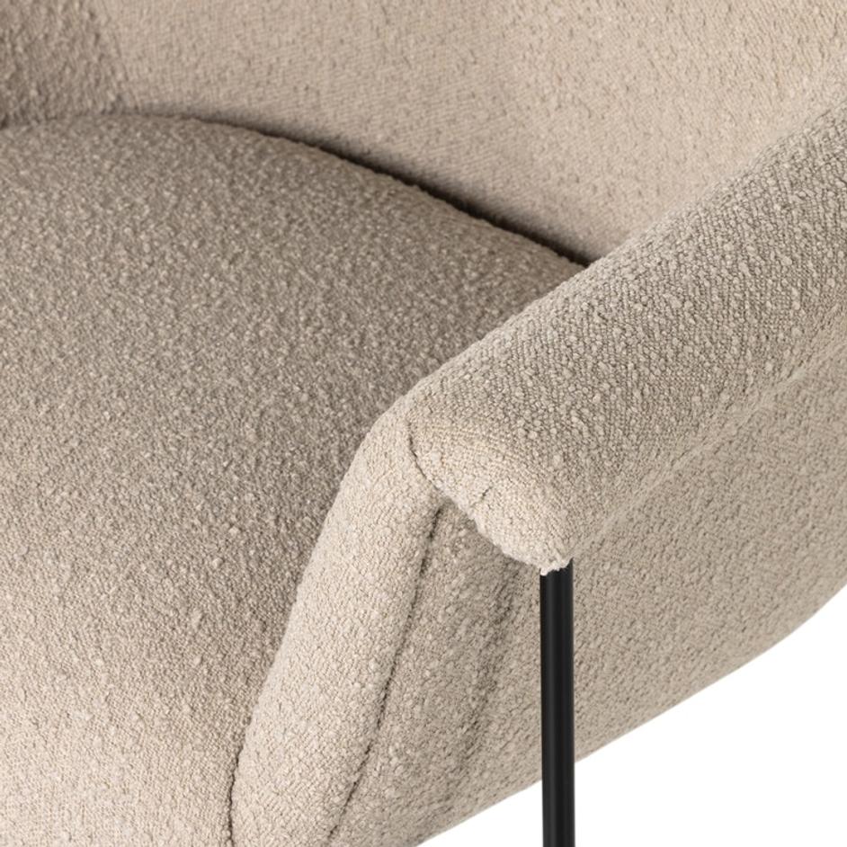 Suerte Chair In Knoll Sand by FOUR HANDS