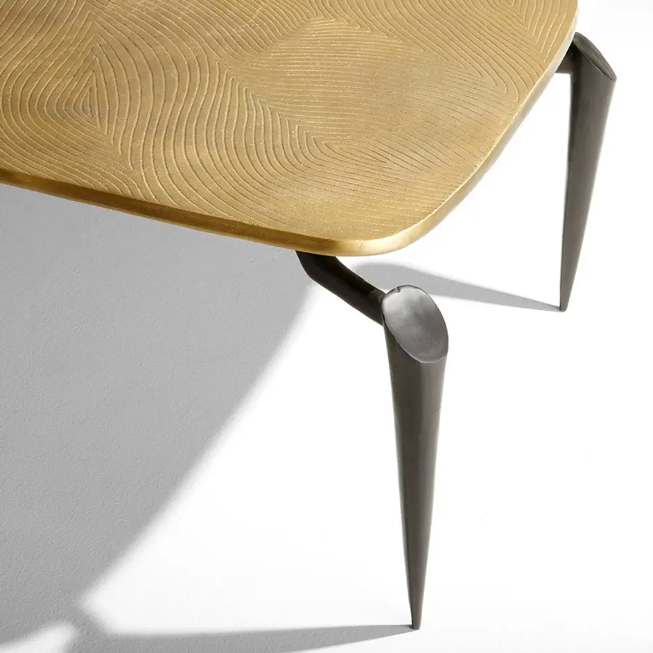 Tarsal Coffee Table | Black | Gold by Cyan Design
