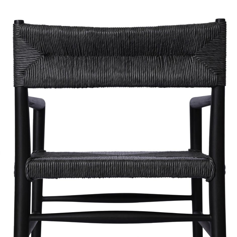 Lomas Outdoor Dining Armchair - Vintage Coal by Four Hands