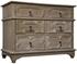 Watson Mahogany Dresser with Brass Pulls in Weathered Finish by Noir Furniture