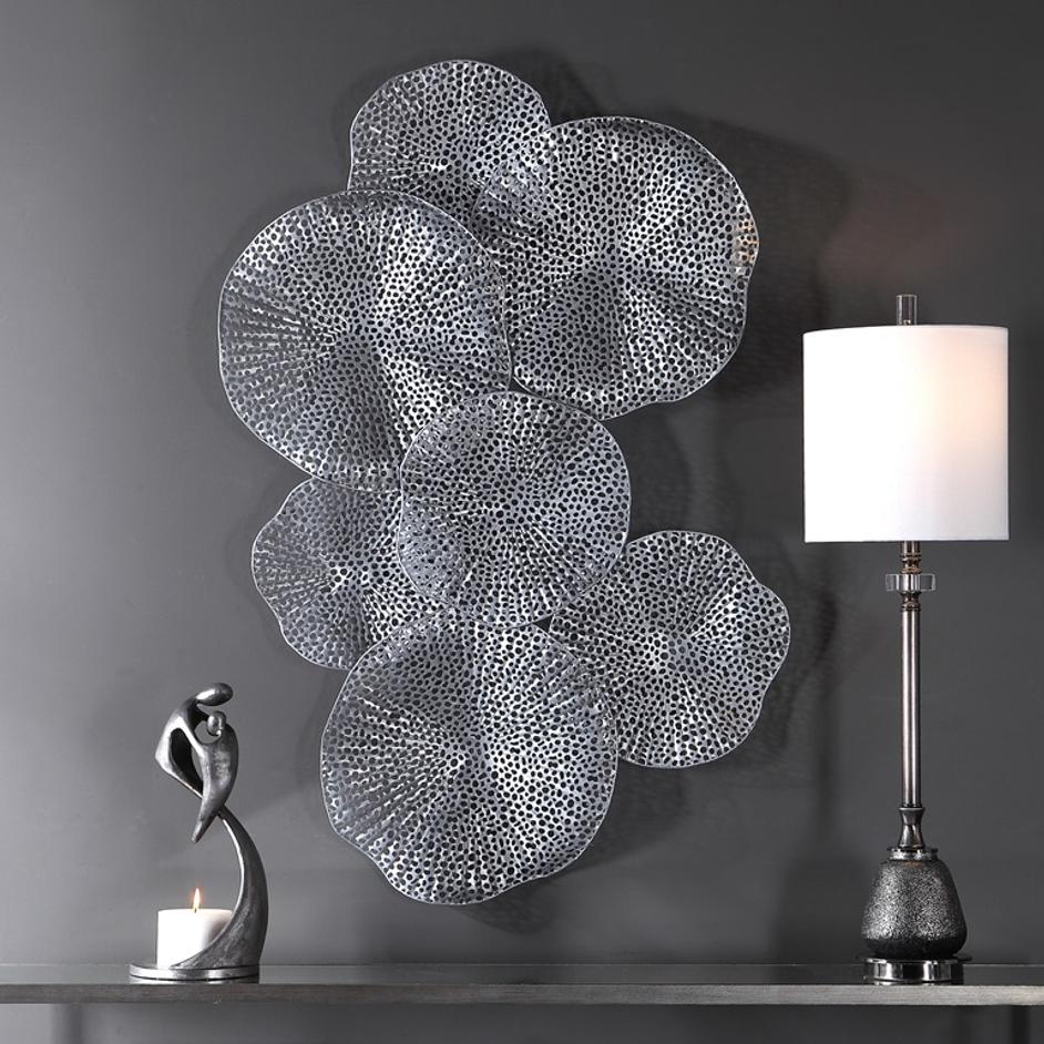Ripley Metal Wall Art In Pewter by Uttermost