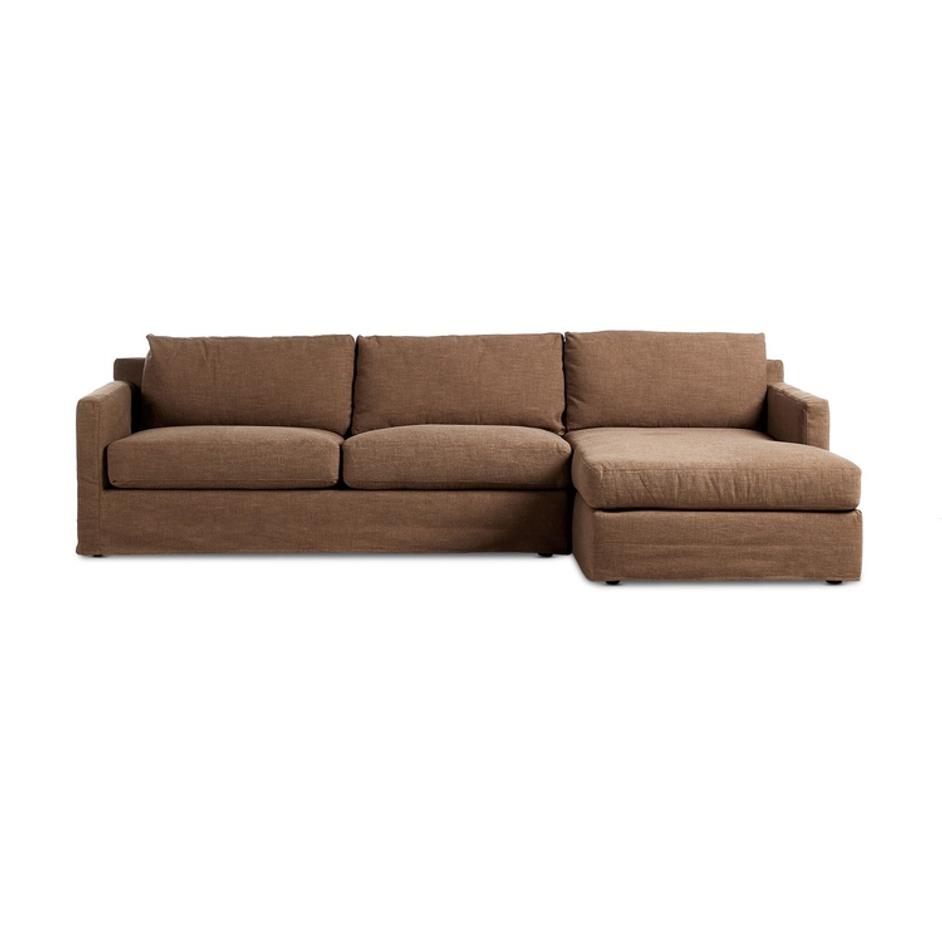 Hampton 2-Piece Slipcover Sectional by Four Hands