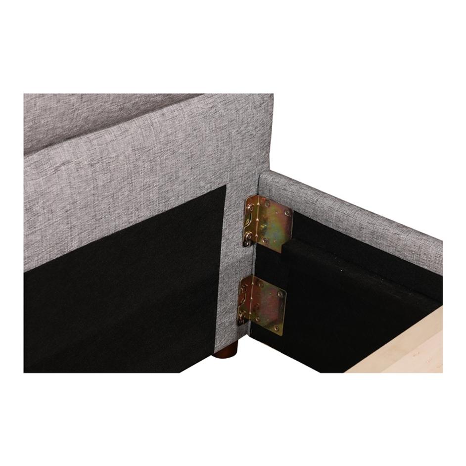 TAKIO KING BED LIGHT GREY by Moes Home