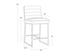 SPYROS COUNTER STOOL - TOBACCO TAN by Sunpan
