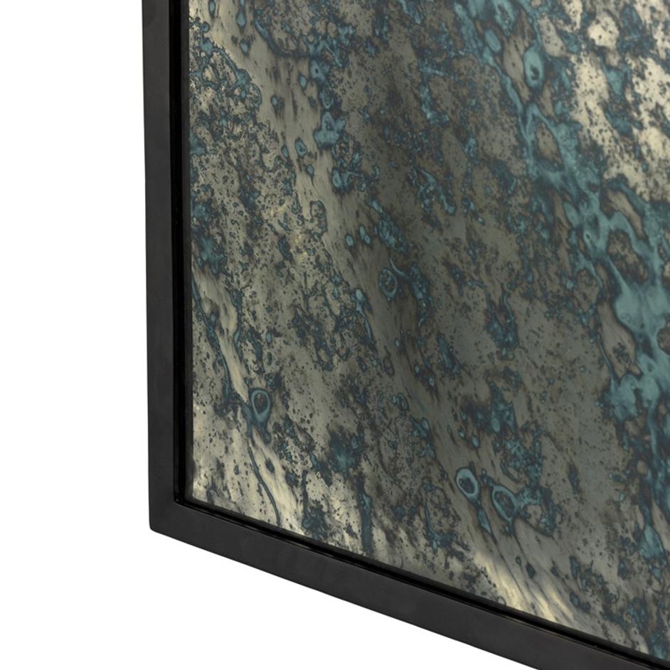 Acid Wash Mirror - Iron Matte Black by FOUR HANDS