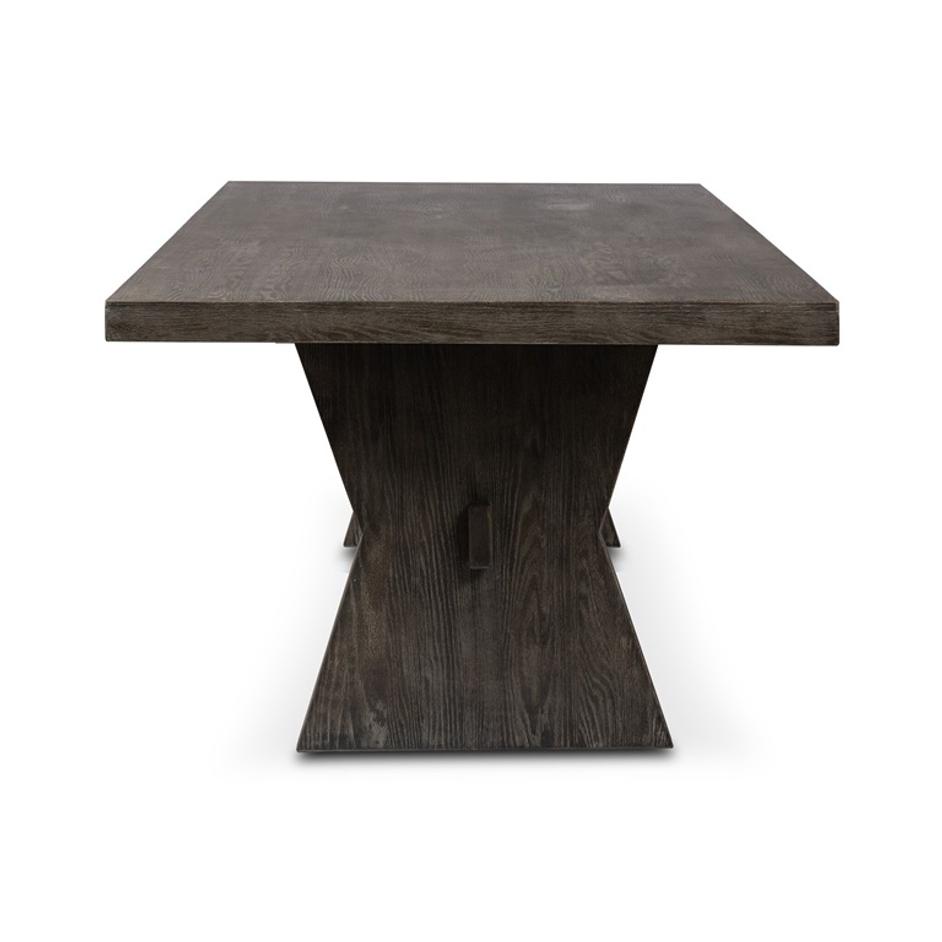 Tia Dining Table - Black Burnt Oak by Four Hands