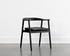 JEREMY DINING ARMCHAIR - BLACK by Sunpan