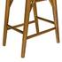 Murphy Teak and Caning Counter Stool with Clear Flat Finish by Noir Furniture