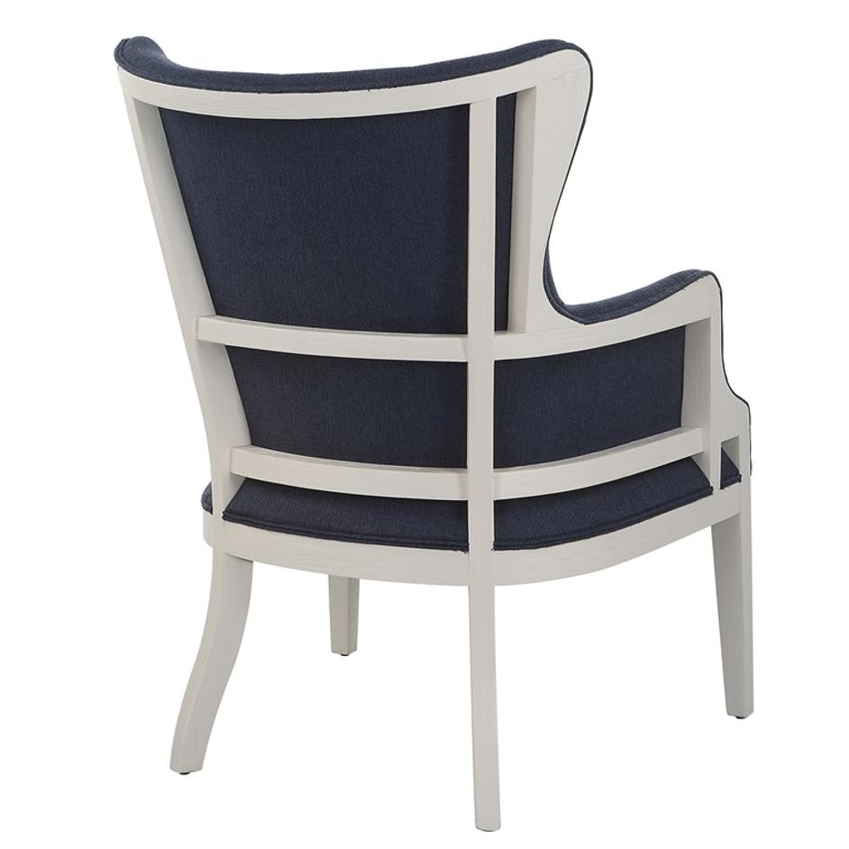 Gordonston Blue Fabric Accent Chair by Uttermost