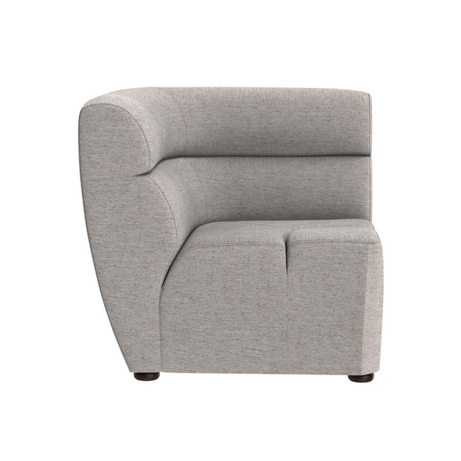 Cornell Modular - Corner Chair - Polo Club Stone by Sunpan