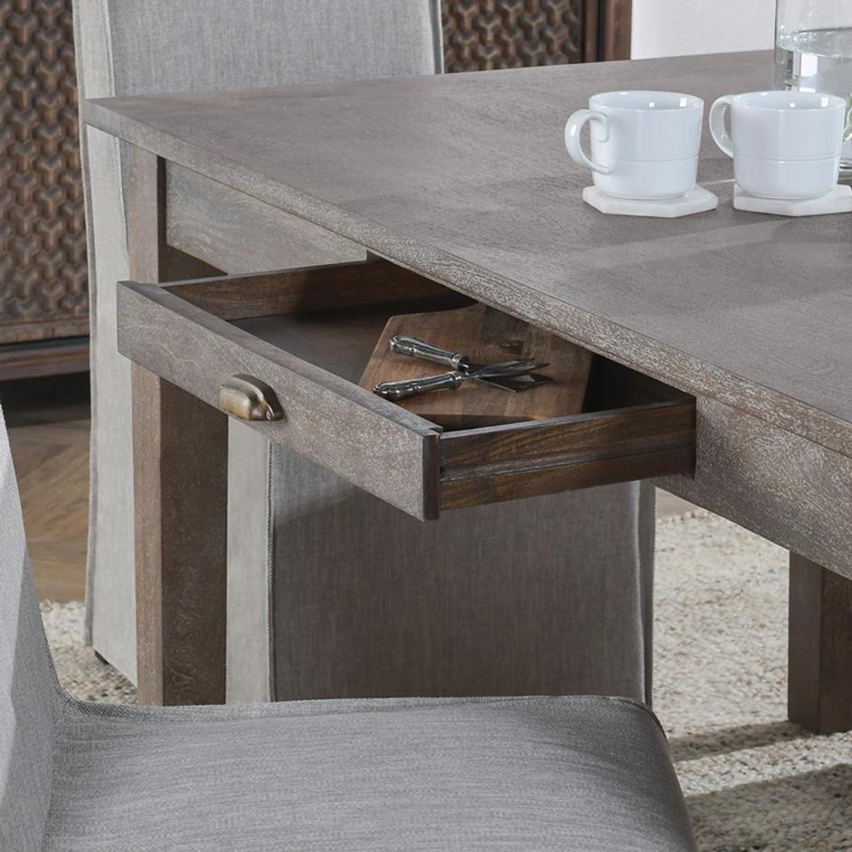 Megan Solid Wood Rectangle Dining Table by Classic Home
