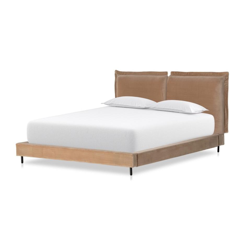 Inwood King Bed - Surrey Taupe by Four Hands