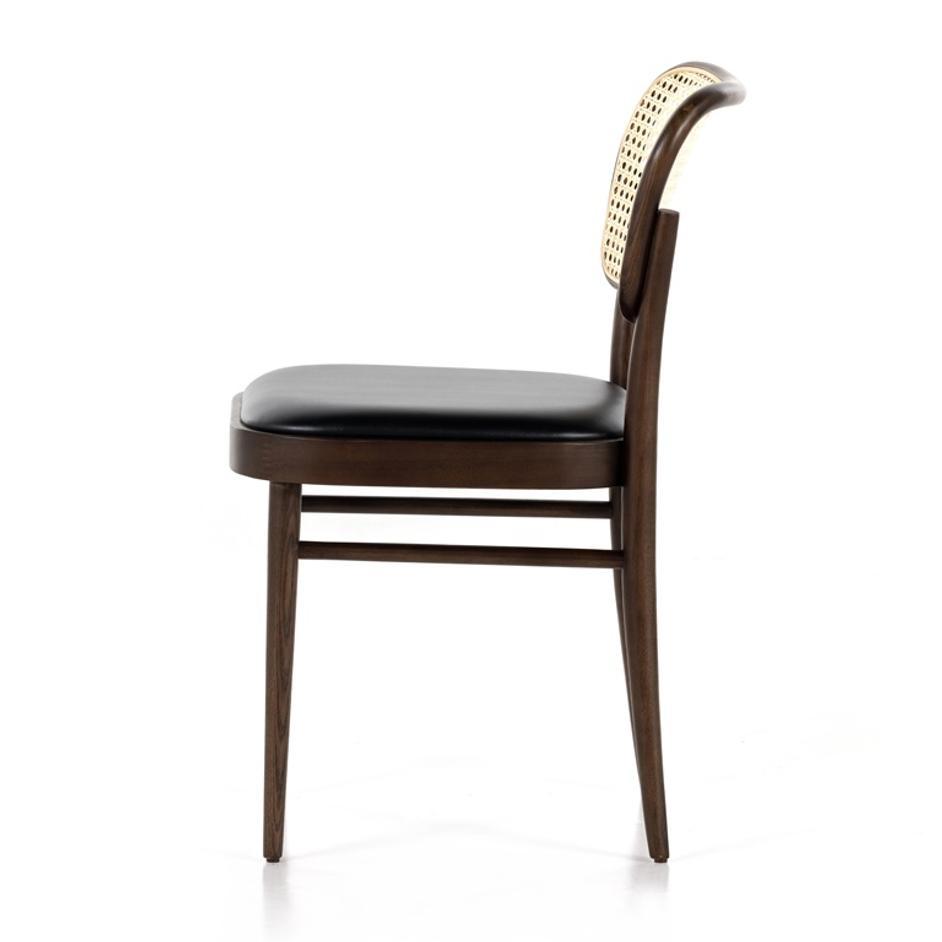Court Dining Chair In Noir by FOUR HANDS
