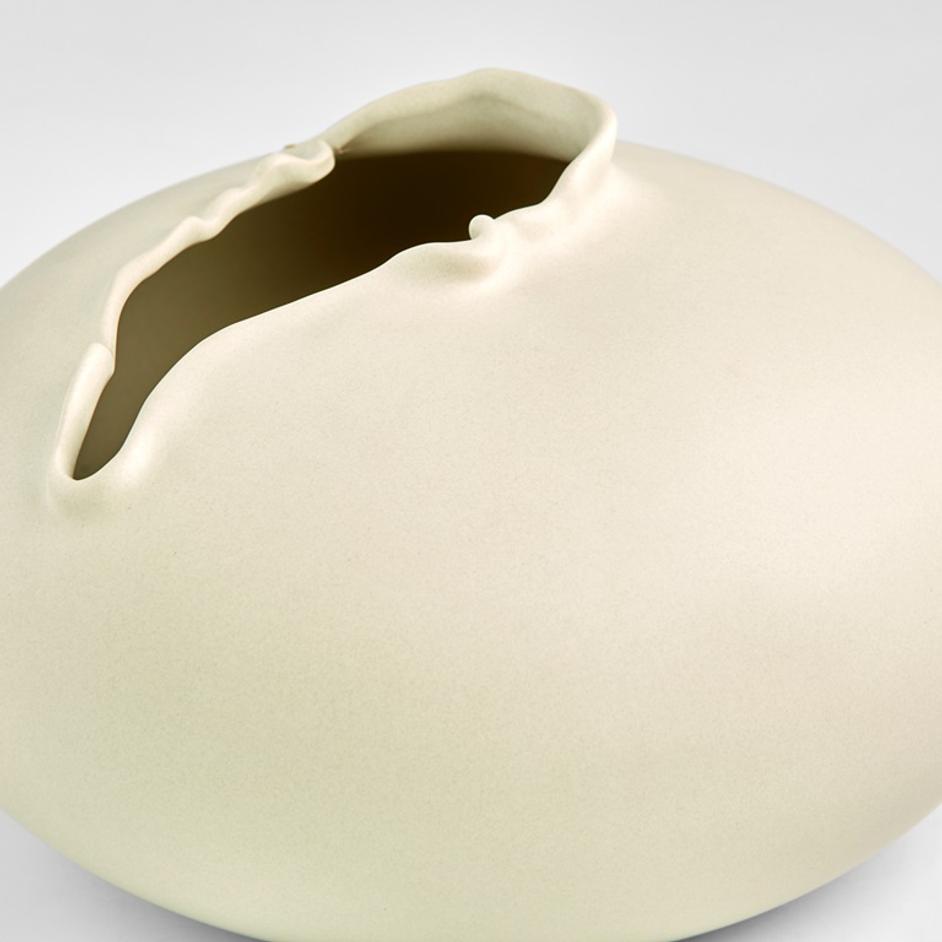 Tambora Vase | Off White - Large by Cyan Design