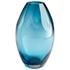 Large Cressida Vase In Blue by Cyan Design