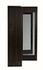 Noho Hutch in Mahogany, Hand-Rubbed Black with Light Brown Accents by Noir Furniture